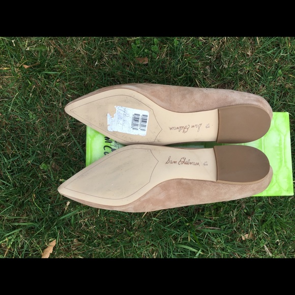 Sam Edelman Ruby suede flats, sz 8.5,taupe - Picture 4 of 5